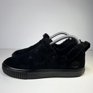 Timberland Booties Womens Size 7 Black Suede ReBOTL